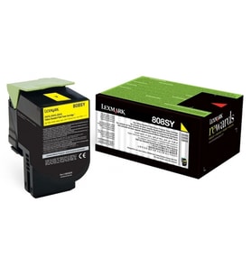 Lexmark CX410-80C8SY0 Sarı Toner Yüksek Kapasiteli