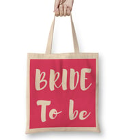 Bride To Be Loop Font Bez Çanta Uzun Saplı