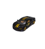 Metal Oyuncak Araba Bugatti Çek Bırak 12 Cm Siyah