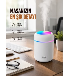Kompakt Boyutlu Nemlendirici - 30-45ml/h Buhar Kapasiteli