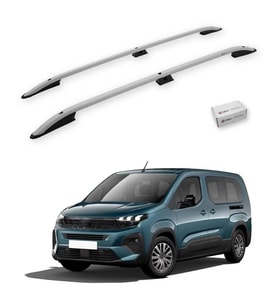 Turtle Drs Tuning Peugeot Rifter 2019-2025 / Kısa Şasi Tavan Çıtası Crown Gri