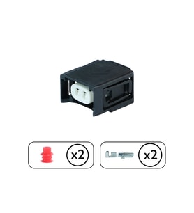 Yakıt Pompası Enjektör Soketi 2 Pin Kablosuz