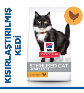 Hills Sterilised Mature Kısırlaştırılmış Yaşlı Kedi Maması 1,5 kg