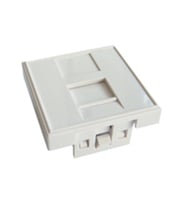 Keystone Jack Takmak İçin Priz Modülü, 1 Port, Panjurlu, 45 x 45 mm