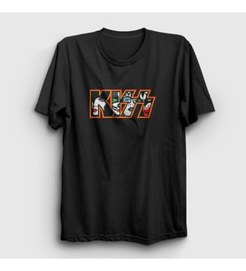 Presmono Unisex Siyah Logo V2 Kiss T-Shirt 91492tt