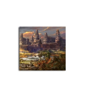 Saklı Tapınak Tablo - 106978 - 40x30 Cm