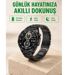 Bluetooth Akıllı Saat – Nabız, Adım Sayar, Uyku Takibi Ve Spor Modlarıyla Akıllı Yaşam Asistanı