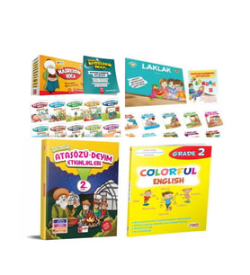 2. Sınıf Laklak Hikaye Serisi+Bizim Nasreddin Hoca Hikaye+ Atasözü-Deyimler  Ve Colorful English 2