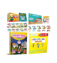 2. Sınıf Laklak Hikaye Serisi+Bizim Nasreddin Hoca Hikaye+ Atasözü-Deyimler  Ve Colorful English 2