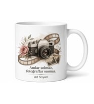 Fotoğraf Albümü Seven İçin Kişiye Özel Fotoğraflı Baskılı Kupa Bardak Hediye