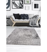 Safir Modern Salon ve Oturma Odası Halısı - Gri