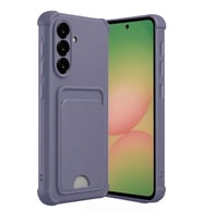 Samsung Galaxy A36 Kılıf Kelvin Kartvizitli Silikon - Lila