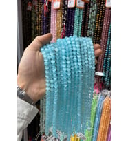 Selenit Taşı Küre Kesim 8mm Doğal Taş Dizi