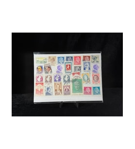 Tc Resmi Pulları Lotu Türkiye Cumhuriyeti Atatürk Pulları Lot 1259 (Gümüş)