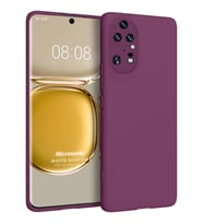 Microsonic Matte Silicone Huawei P50 Pro Kılıf Mor