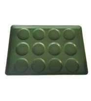 Erginoks Hamburger Ekmek Tavası - 40x60 cm - yapışmaz kaplamalı - kalıp 2 (80 g) - 12 göz