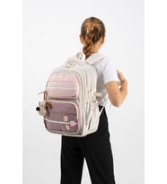 Ventis Unisex Okul Çantası Lise Ortaokul Sırt Çantası 43*30 Cm Su Geçirmez Kumaş Çok Cepli Vnt1-A