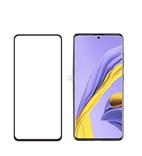 Samsung Galaxy A91 (S10 Lite) Uyumlu Zore Süper Pet Ekran Koruyucu Jelatin (Siyah)