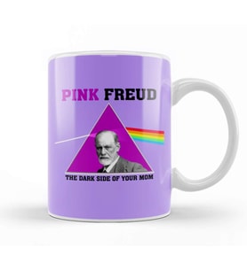 Pink Freud Dark Side Of Your Mum Kupa Bardak Porselen