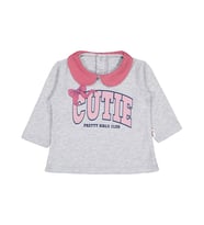 Civil Baby Yakalı Cutıe Baskılı 6-18 Ay Sweatshirt - Gri