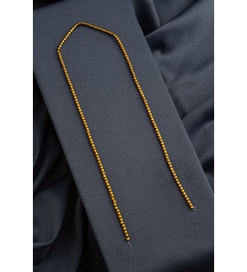 Hematit Doğal Taş Parlak Gold Silindir Kesim 2mm Dizi [AA]