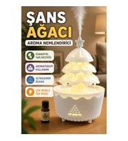 250 ML Şans Ağacı Aroma Nemlendirici – Çok Renkli Işıklı