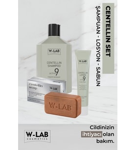 W-Lab Kozmetik Centellin Set Şampuan - Losyon - Sabun