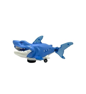 Sesli Işıklı Çarp Dön Şarkı Söyleyen Köpek Balığı Shark 27Cm Mavi
