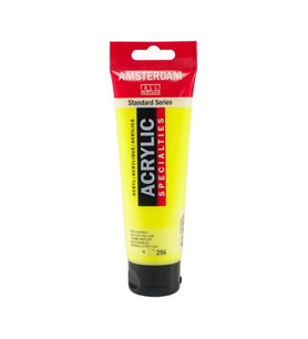 Talens Amsterdam Akrilik Boya 120 ml. 256 Reflex Yellow (Fosforlu) 