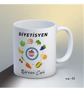 Kişiye Özel Diyetisyen Temalı Kupa Bardak