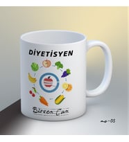 Kişiye Özel Diyetisyen Temalı Kupa Bardak