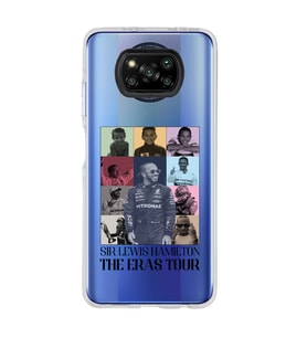 Poco X3 PRO / X3 NFC Uyumlu Lewis Hamilton Tasarımlı Şeffaf Telefon Kılıfı
