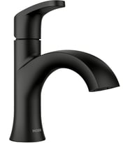Moen 84346Bl Karis Tek Kolu Lavabo Bataryası, Siyah Mat