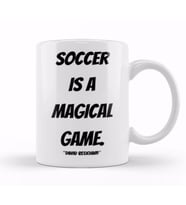 David Beckham Quotes Gift  Vintage Retro Rainbow Style Kupa Bardak Porselen