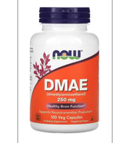 NOW Foods DMAE  250 mg  100 Veg Capsul.USA Menşei.3830 (Renksiz)
