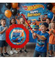 Hot Wheels Pinyata 42 cm Sopalı Doğum Günü Parti Oyunu Şeker Doldurulabilir
