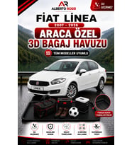 Fiat Linea Bagaj Hauvuzu 2007 - 2026 Araca Özel 3D Bagaj Havuzu