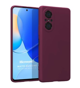 Microsonic Matte Silicone Huawei Nova 9 SE Kılıf Mor