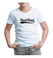 Best Dad Beyaz Çocuk Tshirt