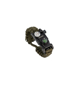 Out-4300 Paracord Hayatta Kalma Bilekliği Haki