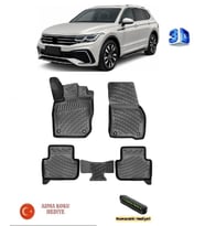 Rizline Volkswagen Tiguan 2024 Sonrası Uyumlu 3D Havuzlu Paspas ASMA KOKU VE NUMARATÖR HEDİYELİ