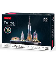 CubicFun Dubai 3D Puzzle 182 Parça LED Işıklı
