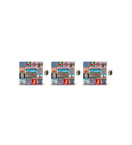 Kişiye Özel İstanbul Temalı Polyester Magnet 3'lü Set - Çini Desen 1