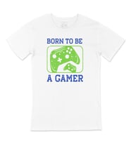 Yeşil Born To Be A Gamer Tişört