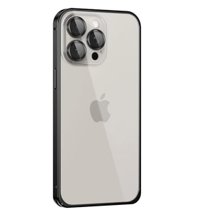iPhone 15 Pro Metal Bumper Mat Kapak - Siyah