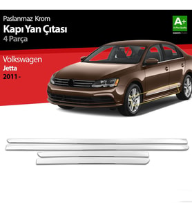 Volkswagen Jetta Uyumlu Krom Kapı Yan Çıtası 2011 Üzeri