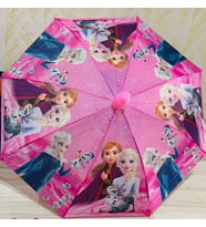 Frozen Elsa Anna Temalı Bardaklı Kız Çocuk Şemsiyesi