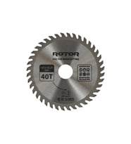 Daire Testere Bıçağı ROTOR 125*22,23 40T Ahşap kesme diski (Gümüş)