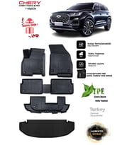 Chery Tiggo 8- 7 Kişilik 2020- Araca Özel 3D Paspas Ve 3D Bagaj Havuzu