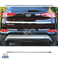 Hyundai Tucson Krom Bagaj Çıtası 2015 ve üzeri Paslanmaz Çelik